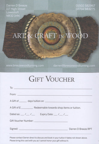 GIFT VOUCHERS