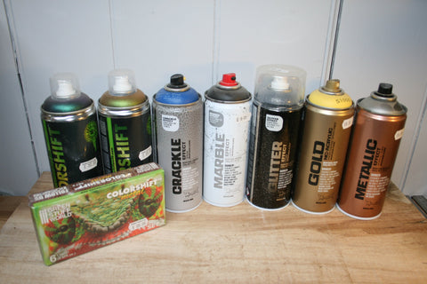 PAINTS AND SPRAYS FROM MONTANA, GREEN STUFF WORLD